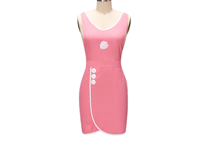 双肩X带围裙生鲜超市围裙（可定制公司LOGO印刷或刺绣）款号：HBJS 158