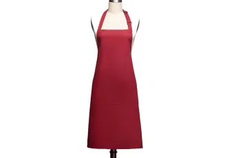 纯棉挂脖围裙（可定制公司LOGO印刷或刺绣）款号：HBJS 159